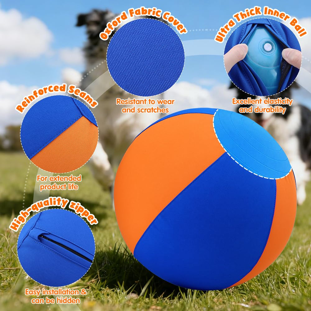 HOESDA ball with a low-profile handle reduces chewing during sessions.