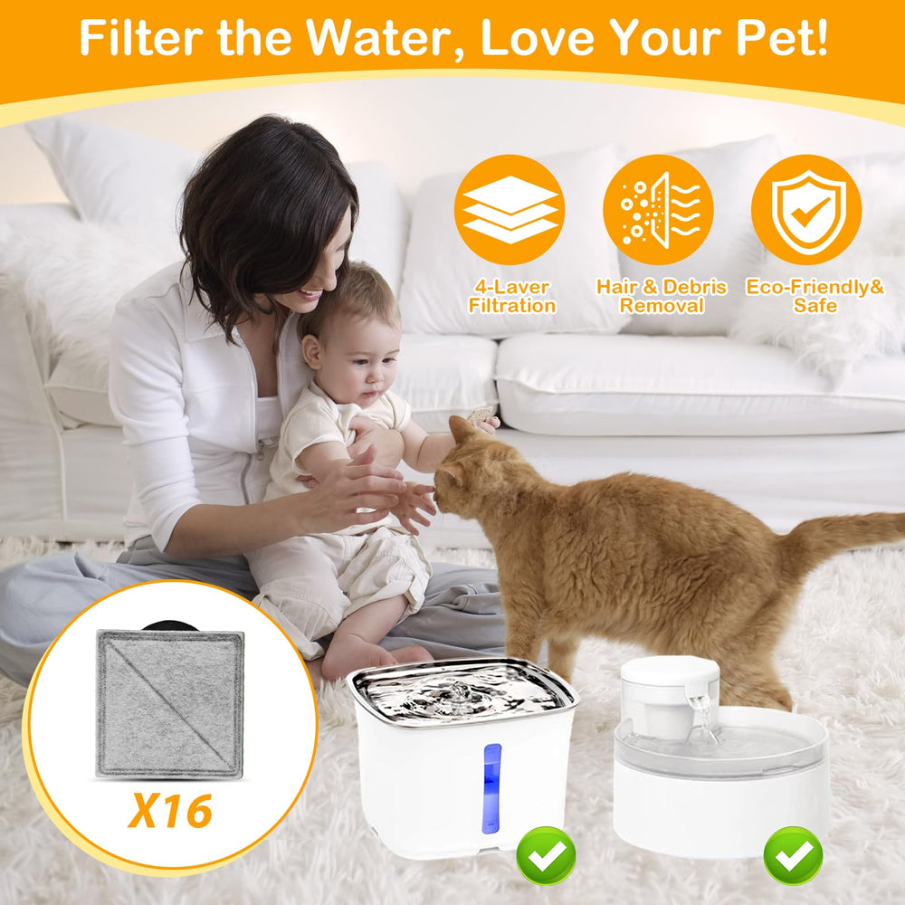 HOETEK filter for Outlast Pumpless fountain protects debris and maintains flow.
