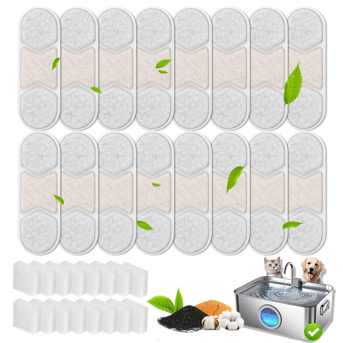 HOETEK Zuqqony 12L pack front view - complete kit for replacement filters.