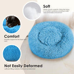 Hoewina donut bed is washable for easy care and cleaning