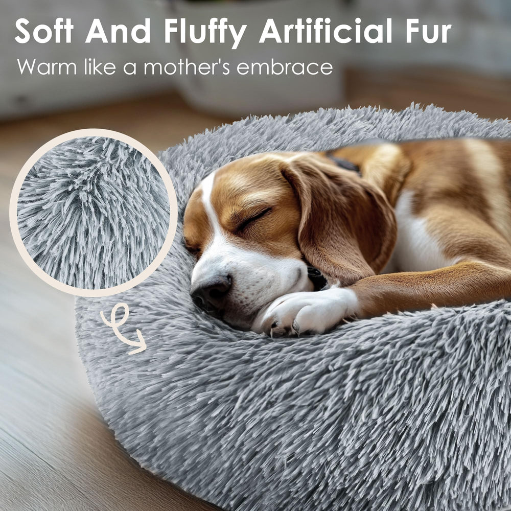 Hoewina bed with waterproof anti-slip bottom stays in place indoors
