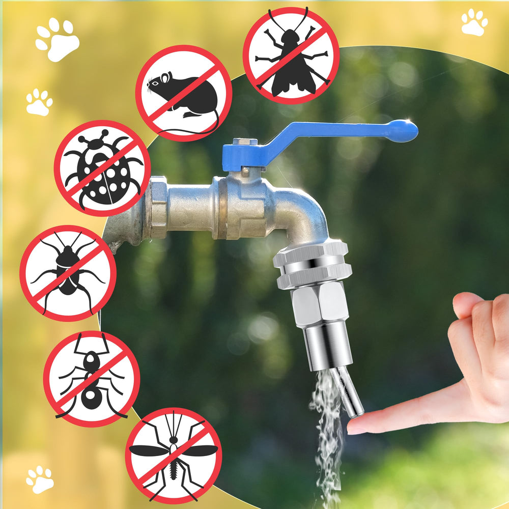 Hohean water flow trigger in action for thirsty pets.