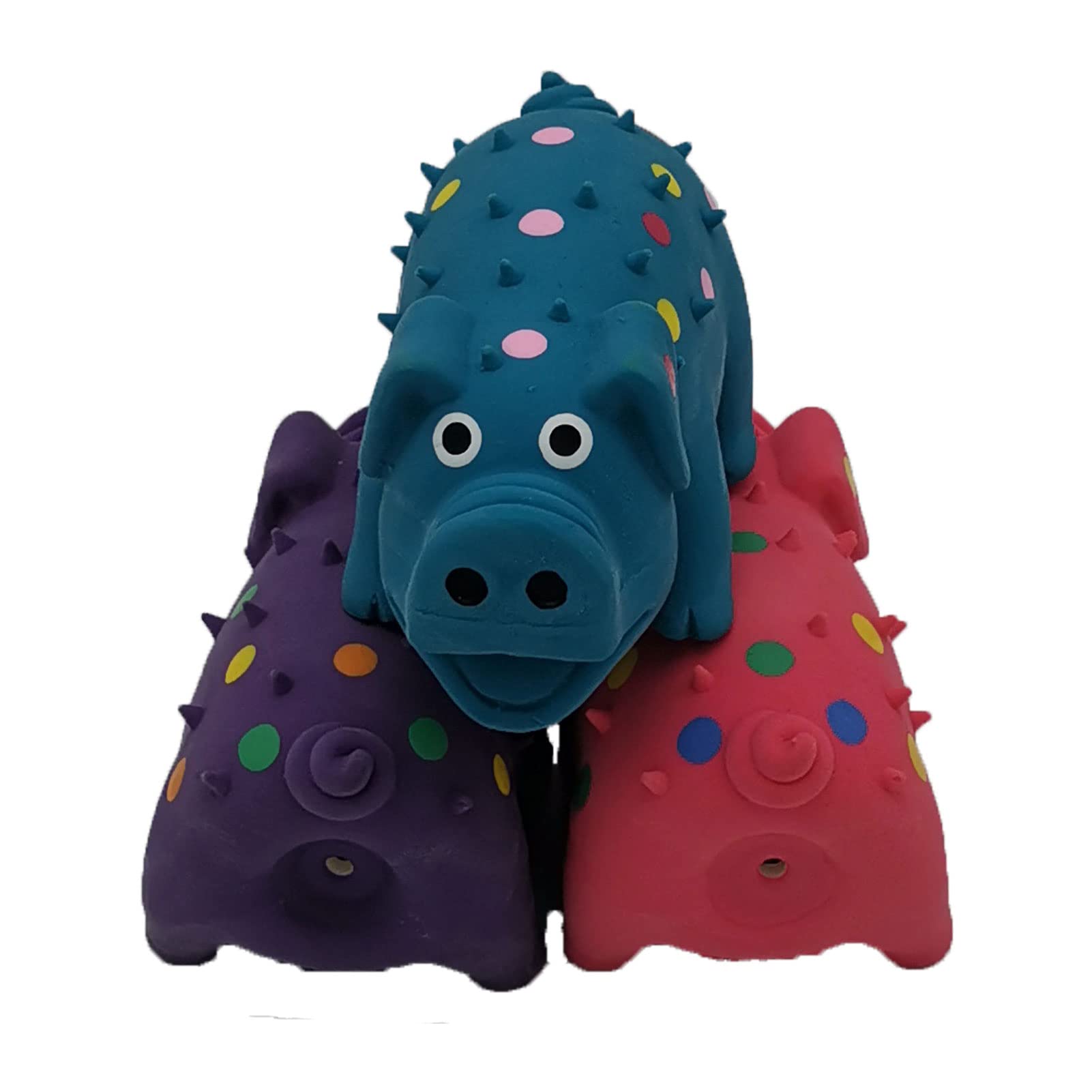 Hoiasem non-toxic latex dog toy ensures safe playtime for dogs.
