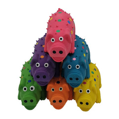 Hoiasem piglet toy in bright design supports training and entertaining dogs.