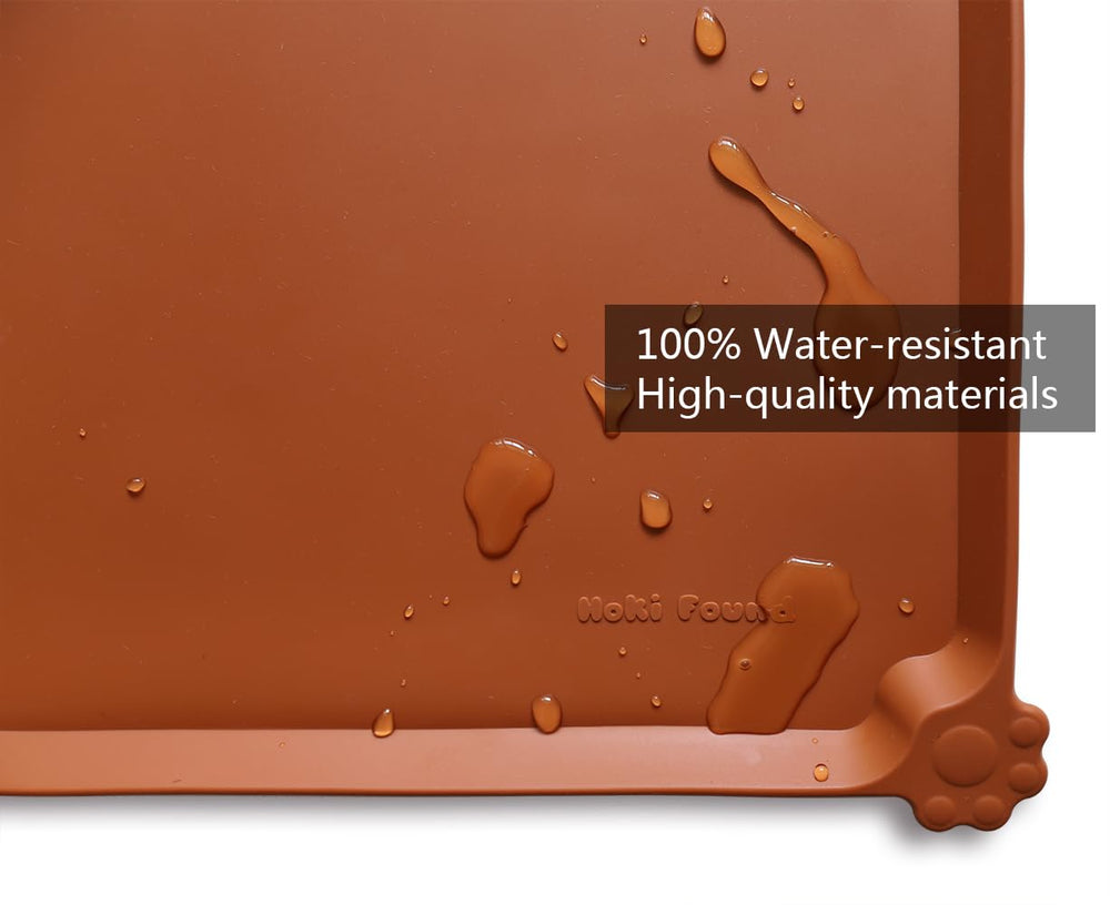 Hoki Found cat waterproof mat protecting carpets after meals