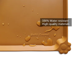 Hoki Found waterproof silicone mat is easy to rinse and dries quickly.