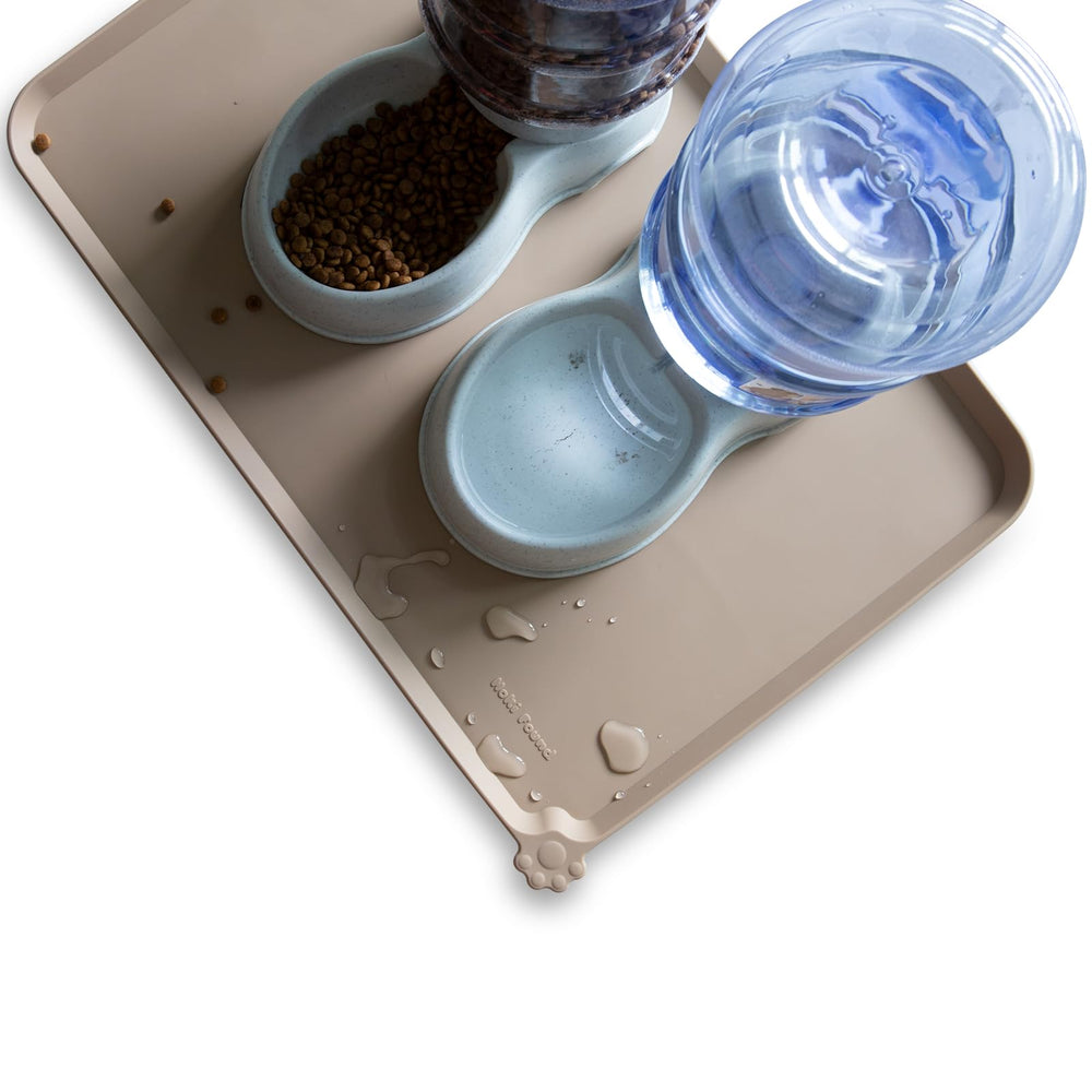 Hoki Found dishwasher-safe silicone pet mat for easy cleaning