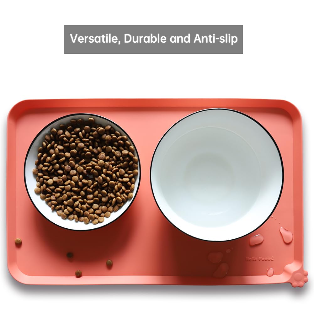 Hoki Found extra-high raised edge prevents spills and messes on clean floors.