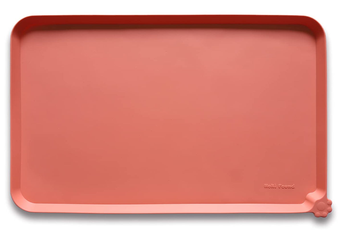 Hoki Found L silicone non-slip feeding tray with raised edge prevents spills