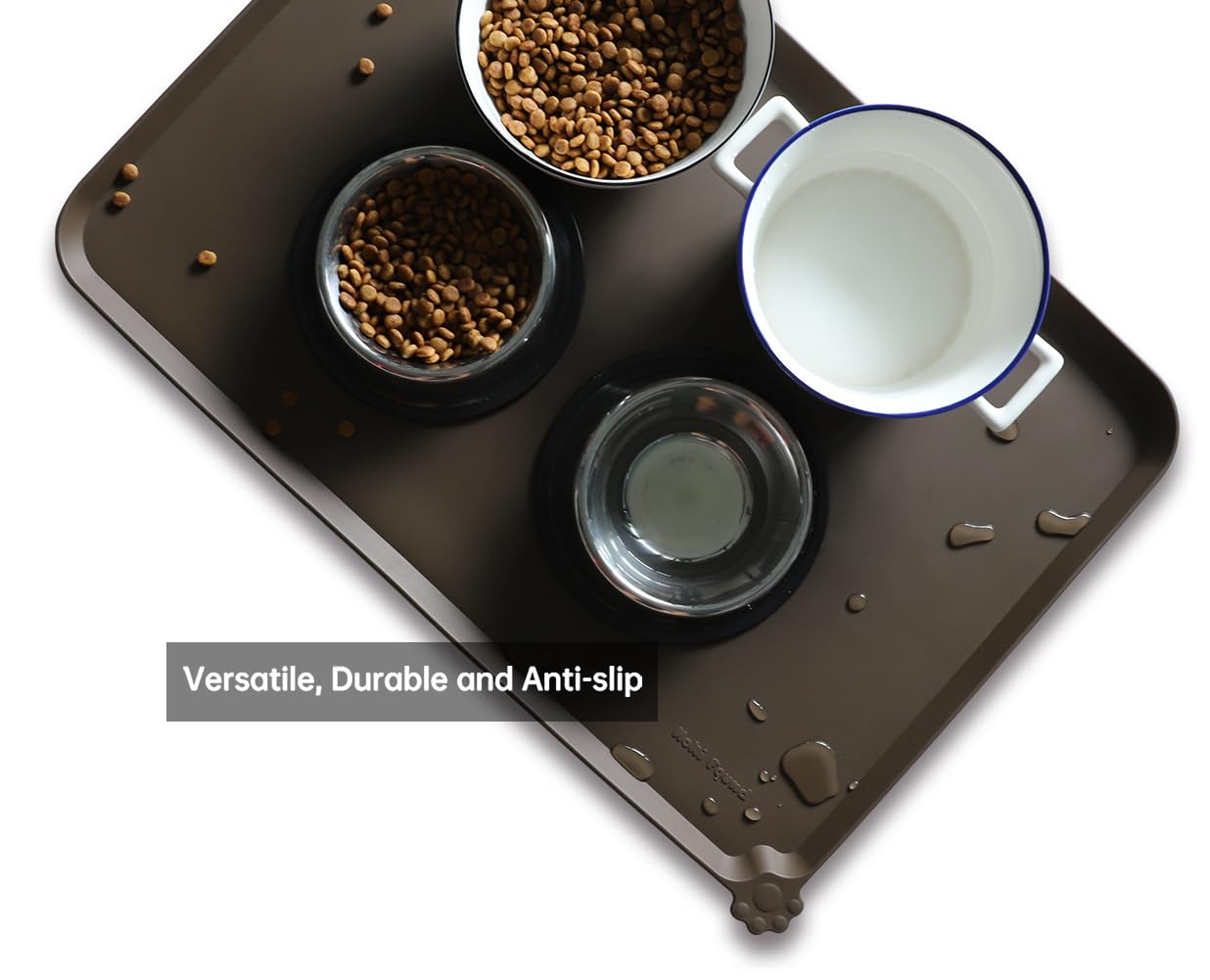 Dishwasher-safe silicone mat ready for quick cleaning