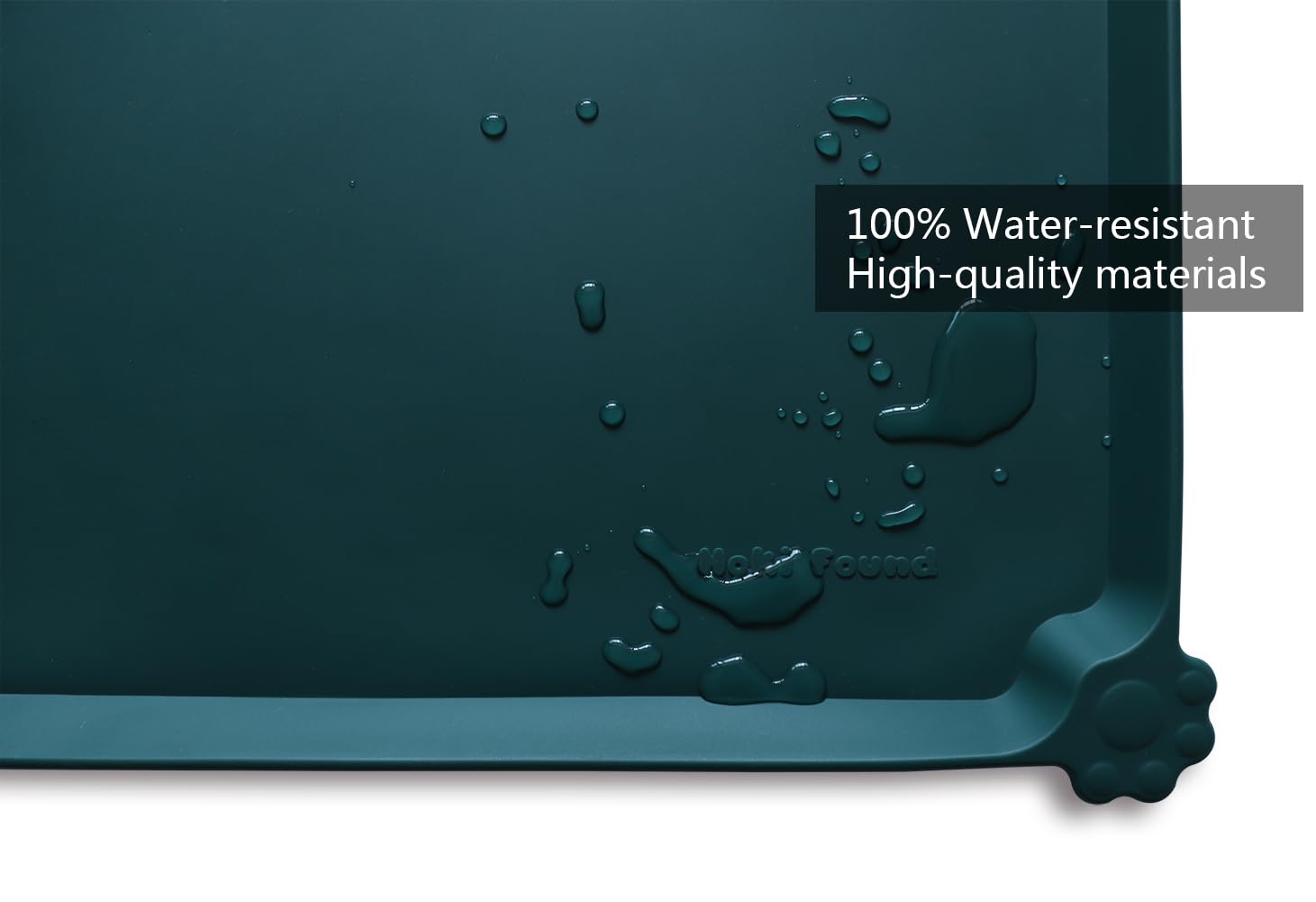 Hoki Found anti-slip texture, dark cedar, stabilizes bowls.