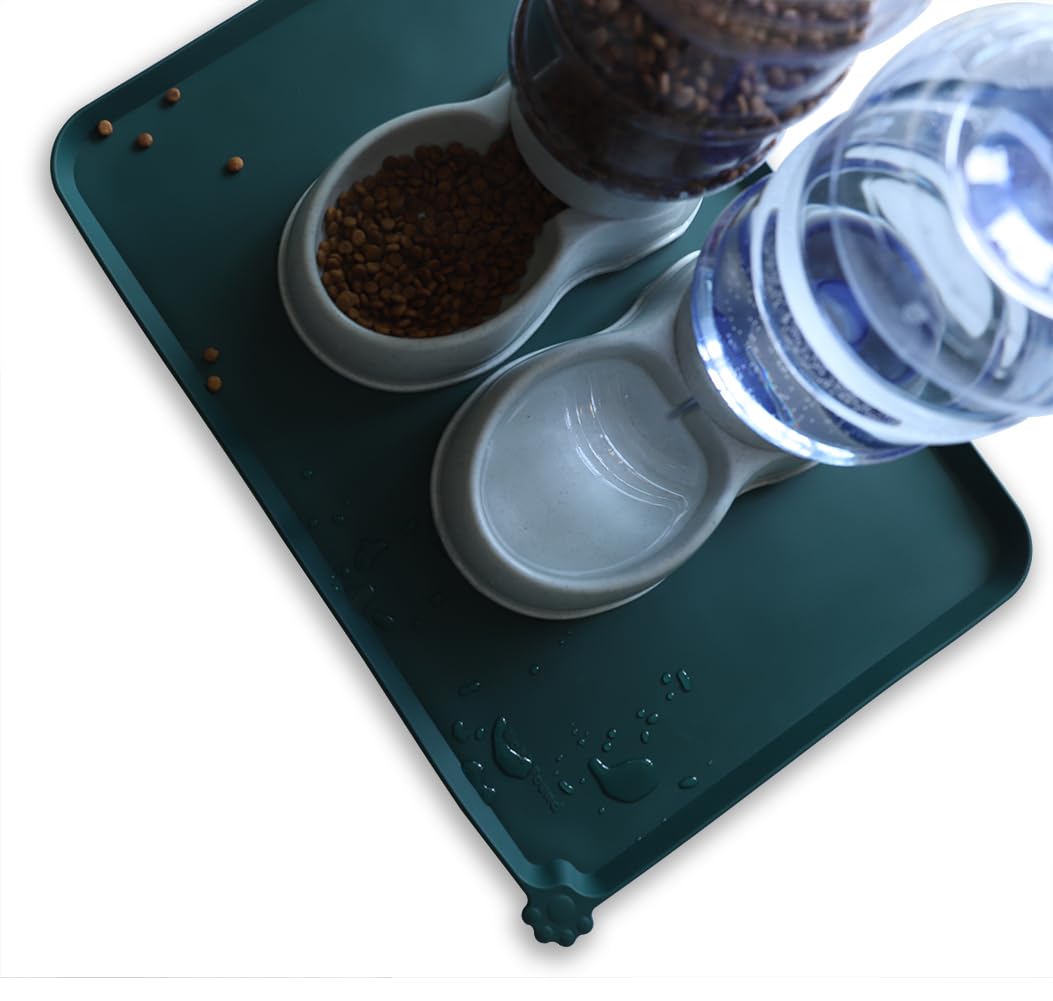 Hoki Found large mat, easy cleanup, quick-dry and dishwasher safe.