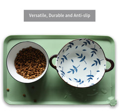 Hoki Found travel-friendly silicone mat dries quickly after meals