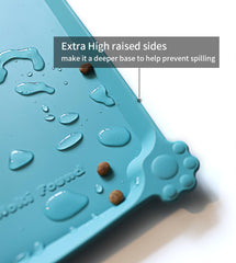 Hoki Found Glacier mat with non-slip surface keeps bowls steady