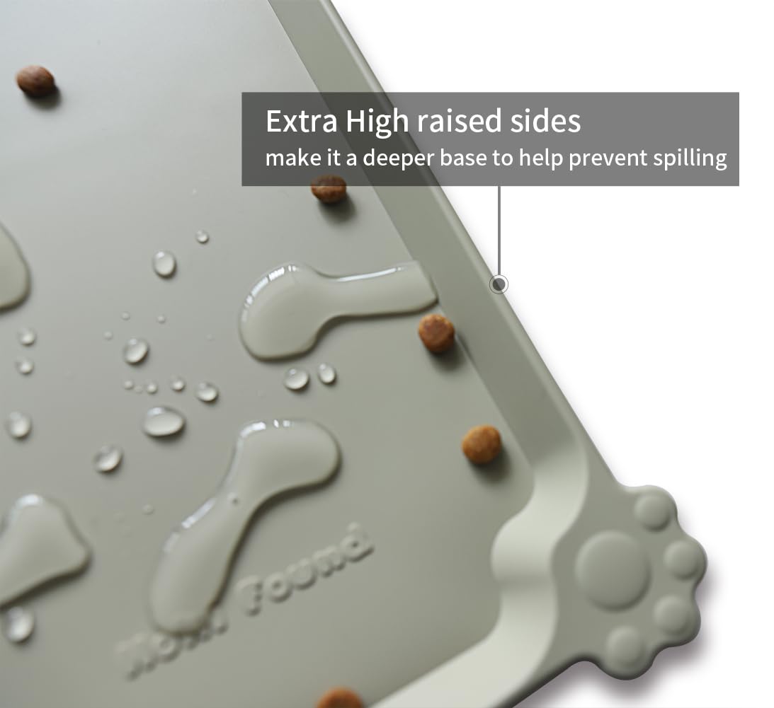 Hoki Found silicone tray features easy-clean surface for quick mess cleanup