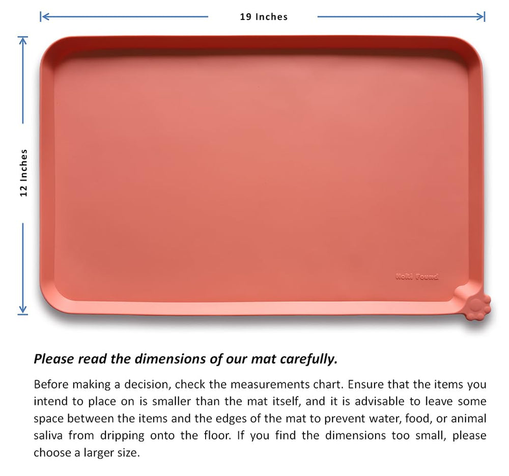 Hoki Found travel-friendly silicone mat for mess-free meals on the go.