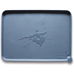 Hoki Found X-Large silicone non-slip pet bowl mat keeps bowls in place on carpets