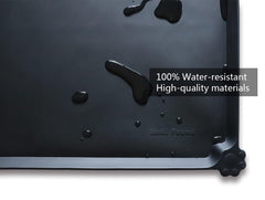 Hoki Found X-Large silicone mat with raised edge contains spills and protects floors