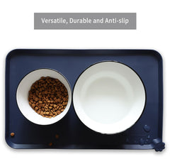 Hoki Found dishwasher-safe pet mat is easy to clean after every meal.