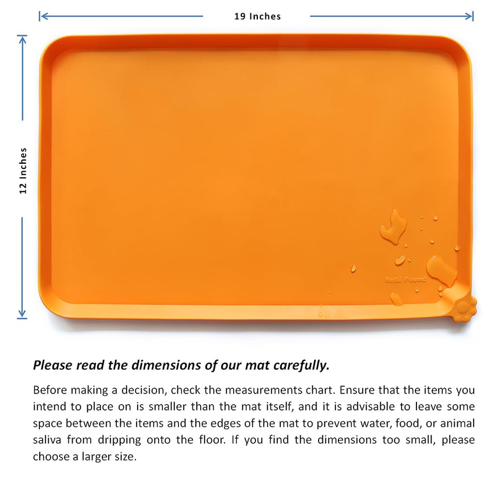 Hoki Found easy-clean, dishwasher-safe mat for quick cleanup.
