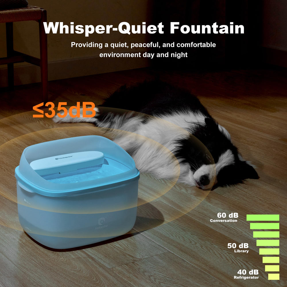 HOLAPAW four-layer filtration reduces hair and dust in water