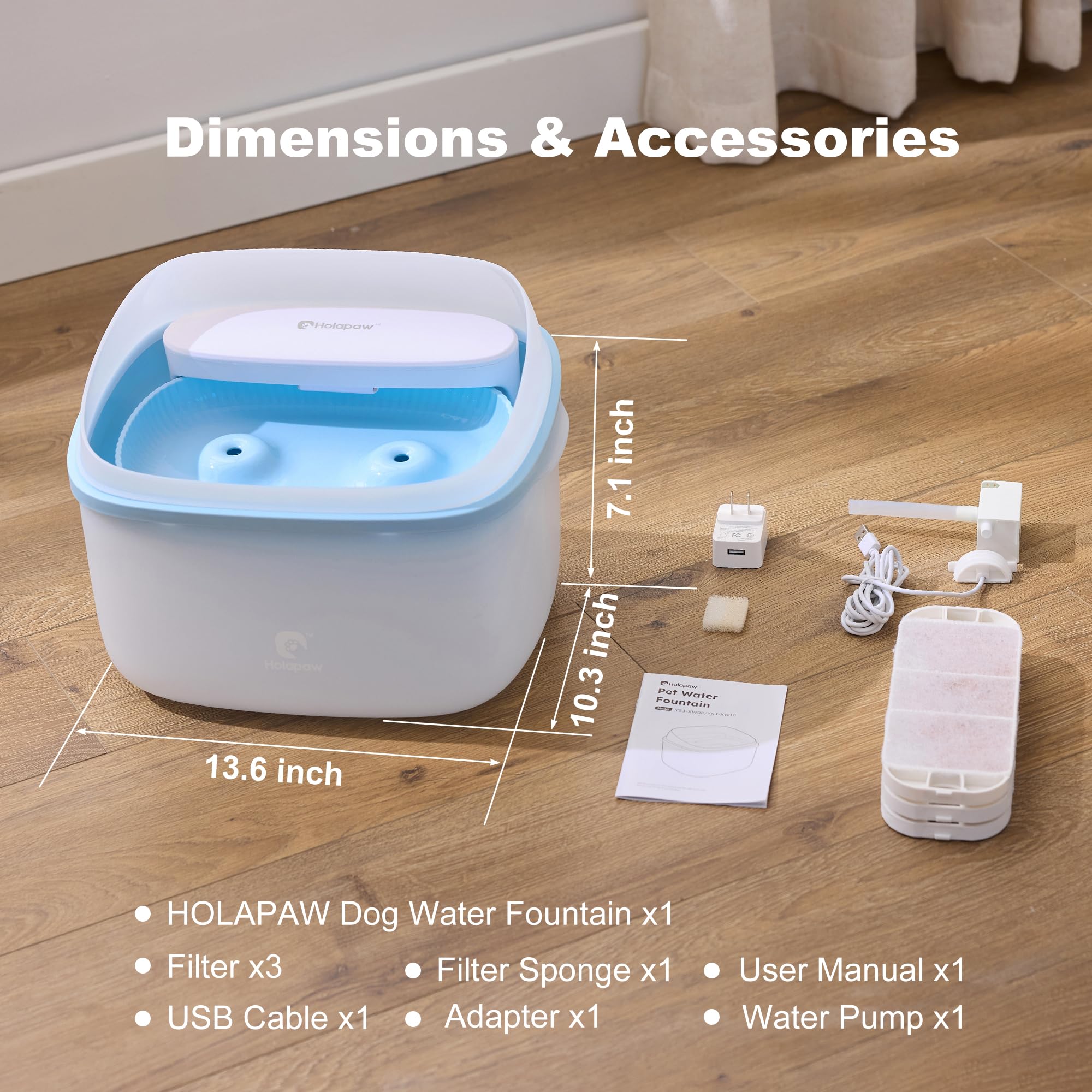 HOLAPAW three replacement filters included