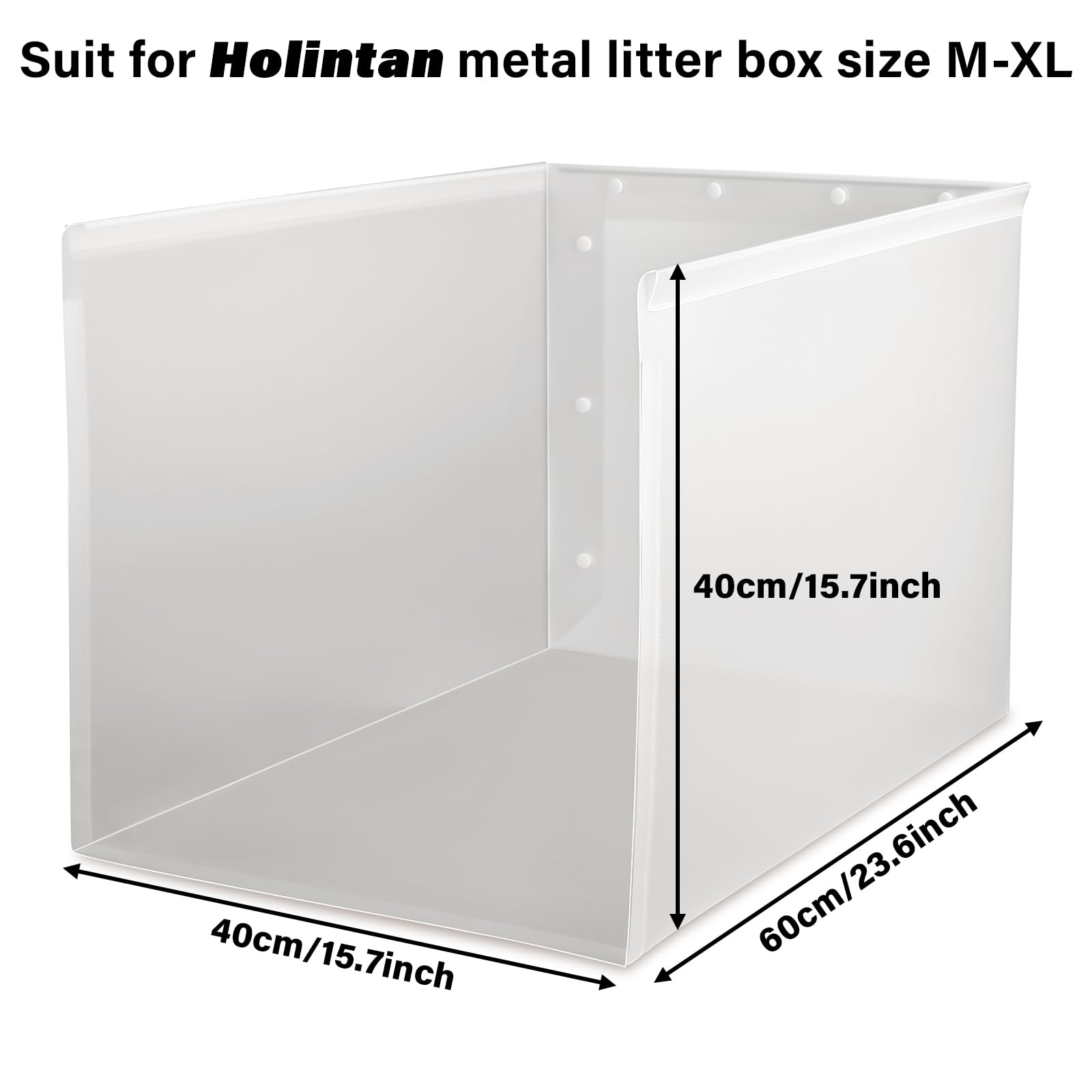 Holintan XL shield top-down view shows seamless bottom design