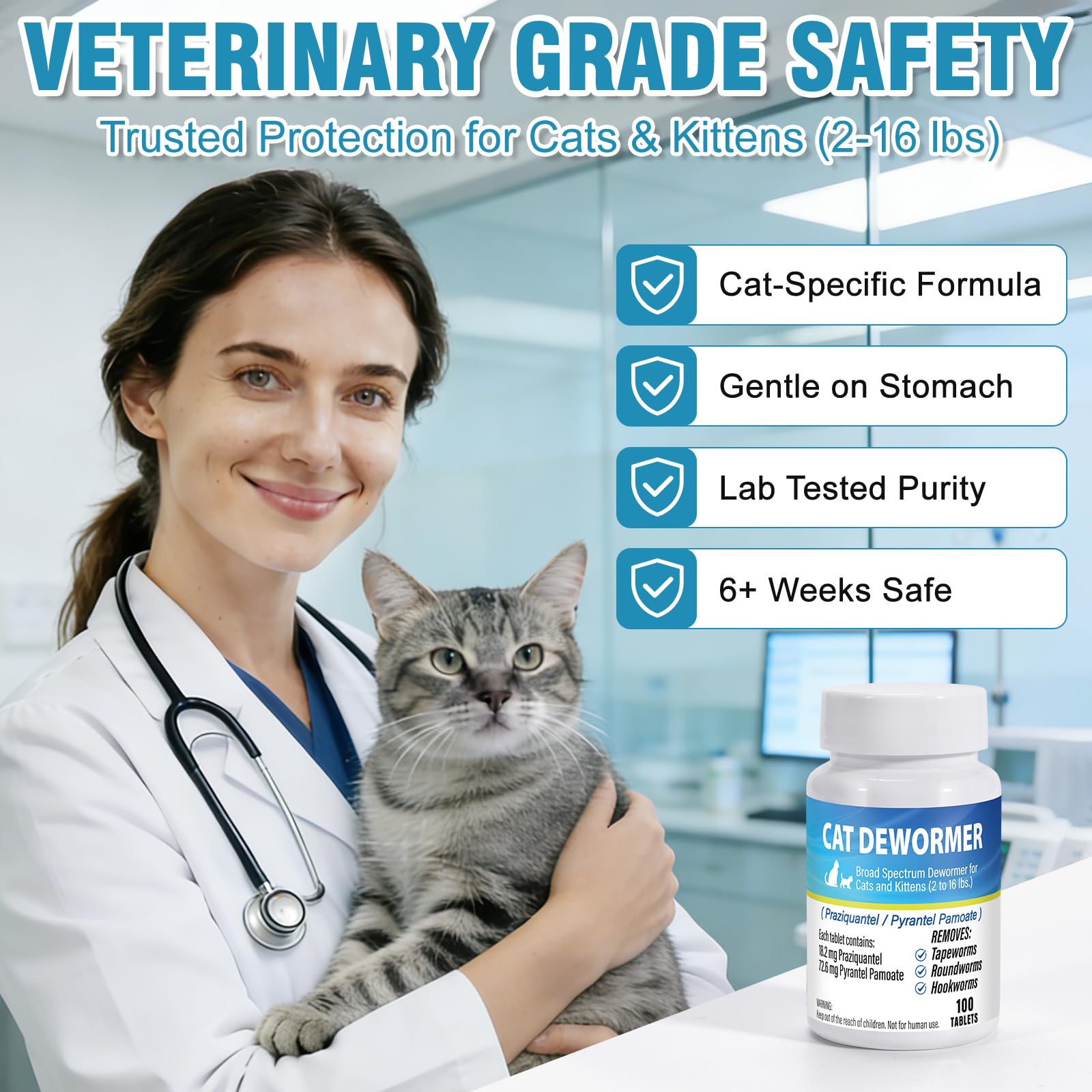 Holiqore dewormer targets tapeworms for healthier digestion.