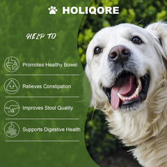 Holiqore dog constipation relief with chicken flavor supports easy acceptance