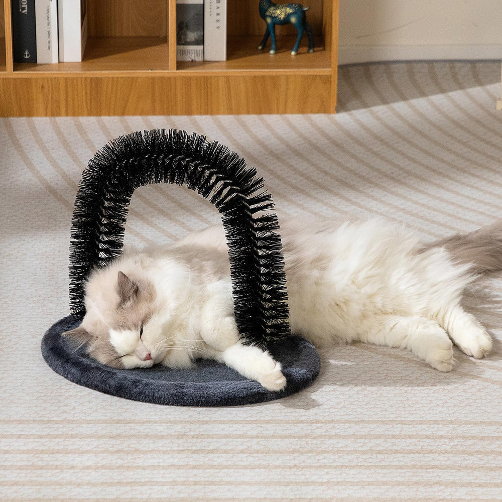 Hollypet Arch Grooming Base with soft padding for scratch play
