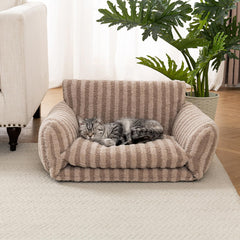 Hollypet cat bed detachable washable covers simplify cleaning.