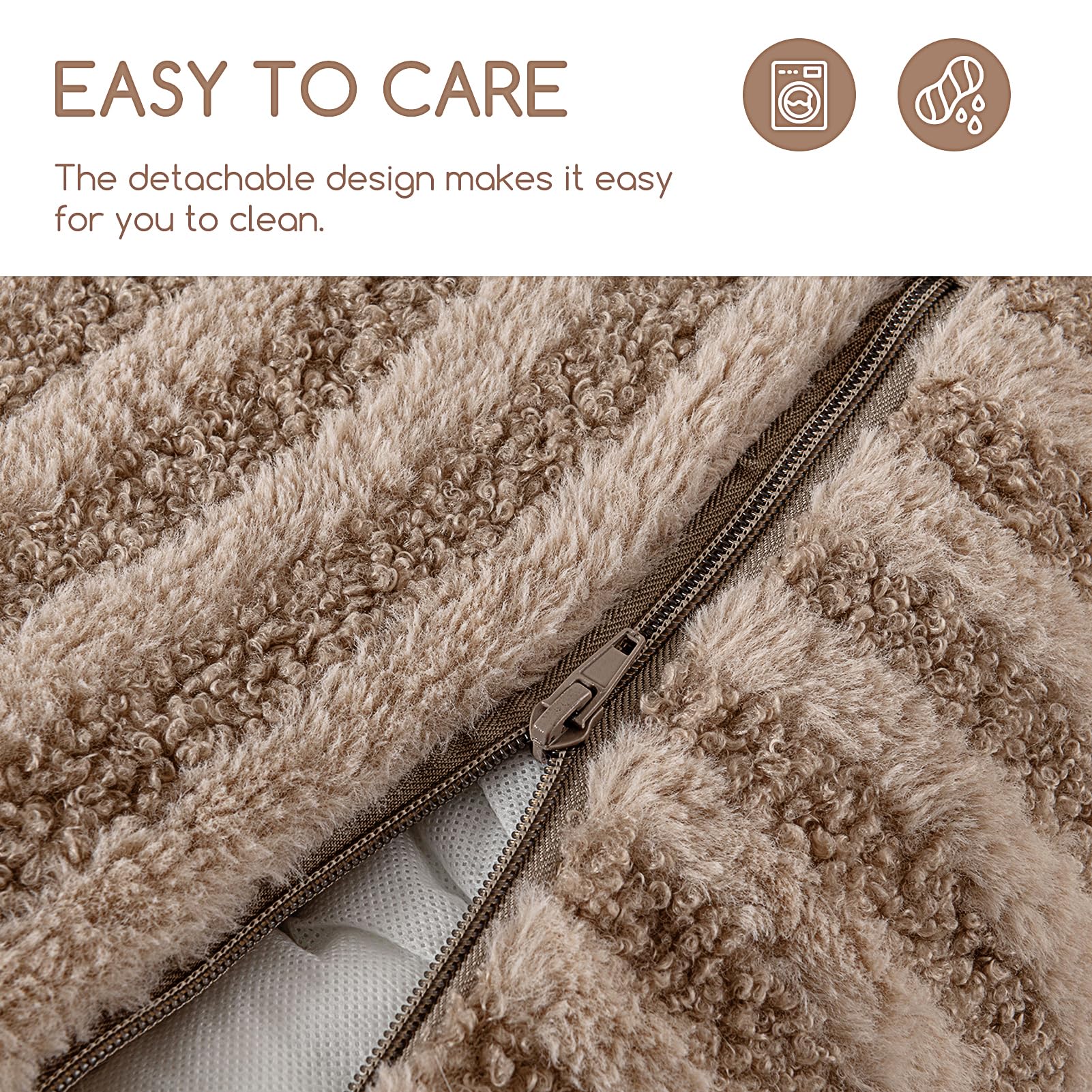 Hollypet cat bed easy-clean removable covers keep it fresh.