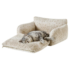 Hollypet bed shows egg-crate foam for muscle-friendly support.