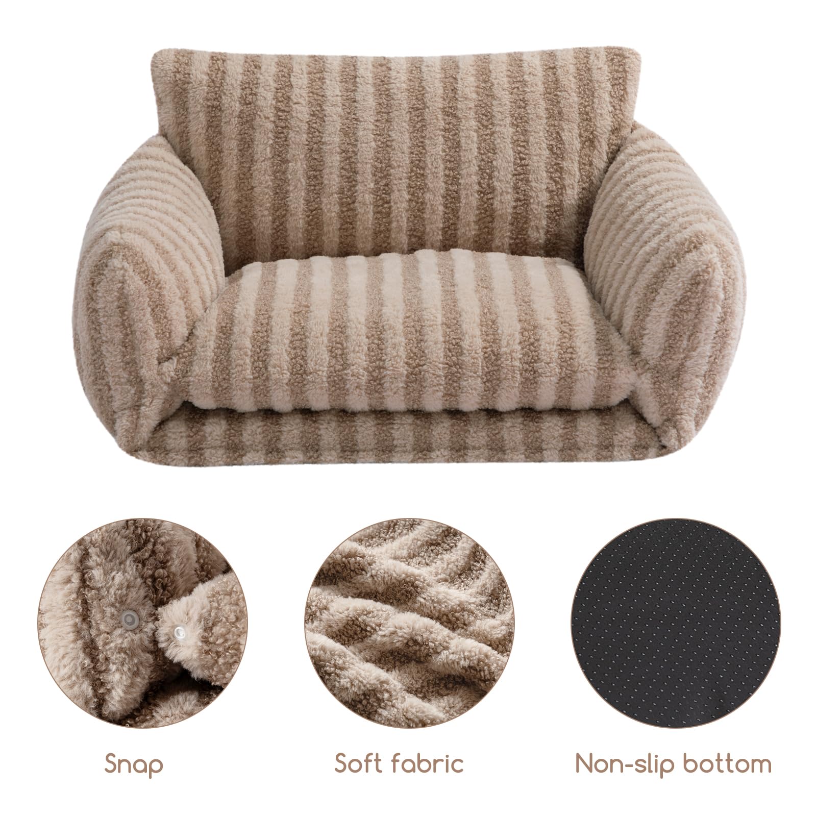 Hollypet cat bed XS size fits small spaces.