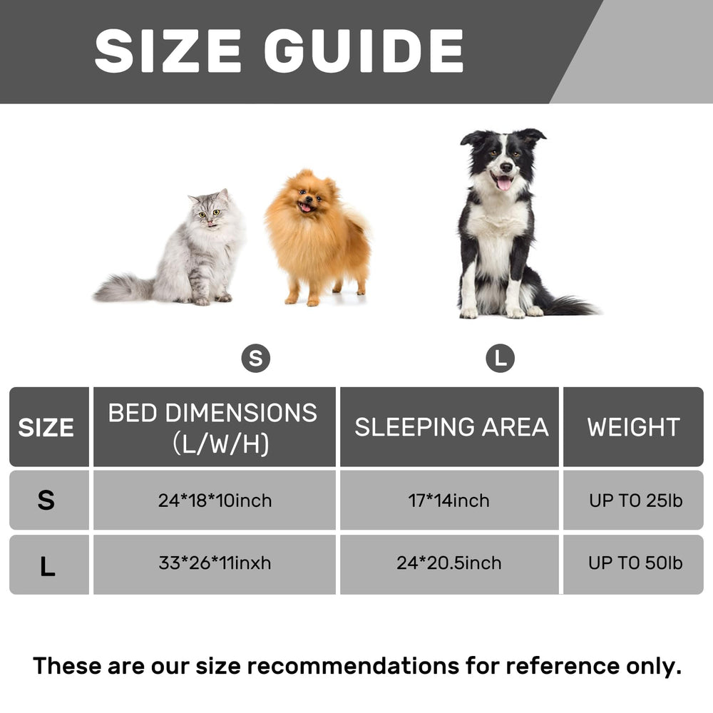 Hollypet Fluffy Bed gray tone complements modern home decor.