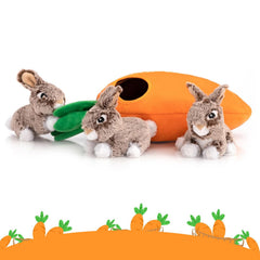 Hollypet Hide and Seek three-color plush toys for extended, engaging play.