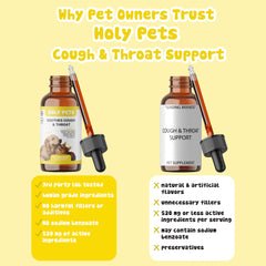 Natural ingredients label highlights safe herbal blend for pets.
