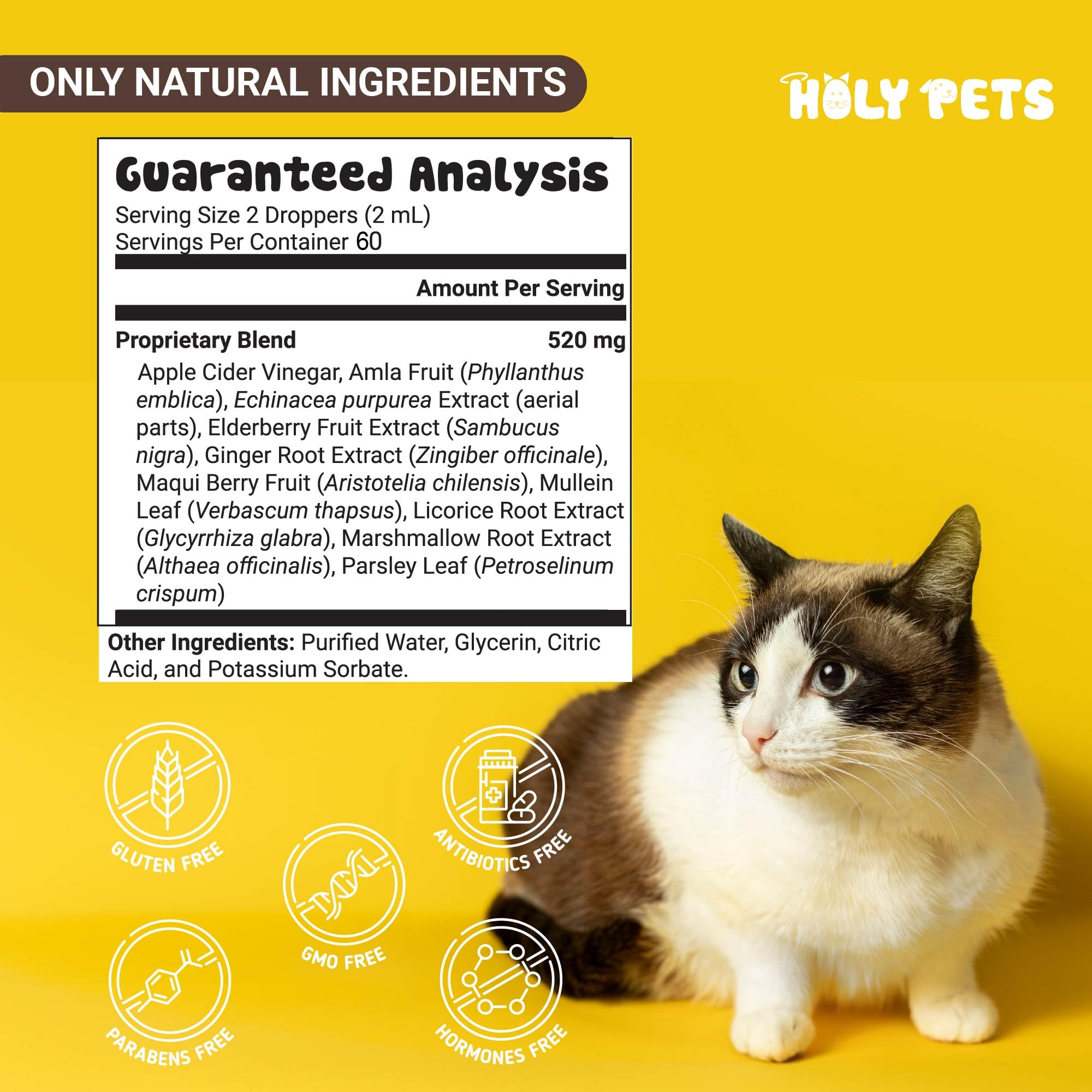 Relaxed dog and cat after dose, suggesting ease of use.