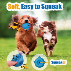 HOLYSTEED six-pack dog toy set, colorful variety for active pups
