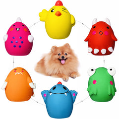 HOLYSTEED squeaky ball yellow for small and medium dogs, promoting interactive play