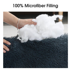 HOMBYS 25inch dog pillow bed-use demonstrates a cozy resting spot for dogs.