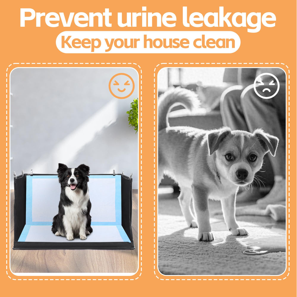 HOMBYS dog litter holder folded setup for quick indoors.