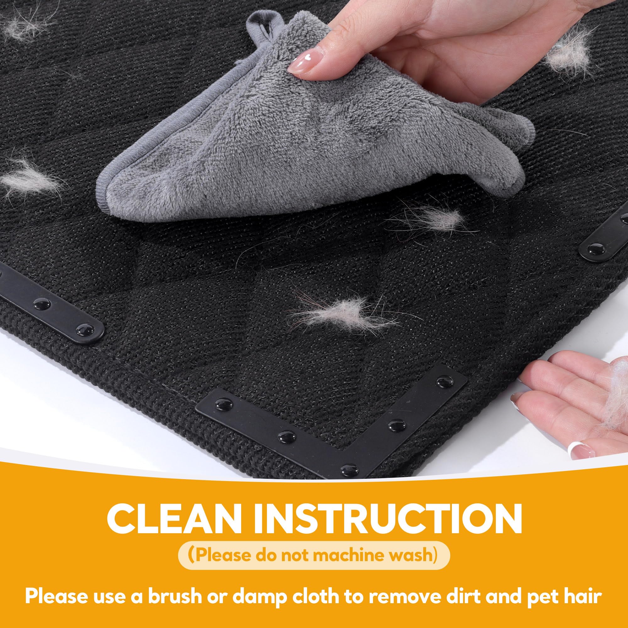 HOMBYS versatile indoor-outdoor mat keeps dogs cozy in crates or on floors.