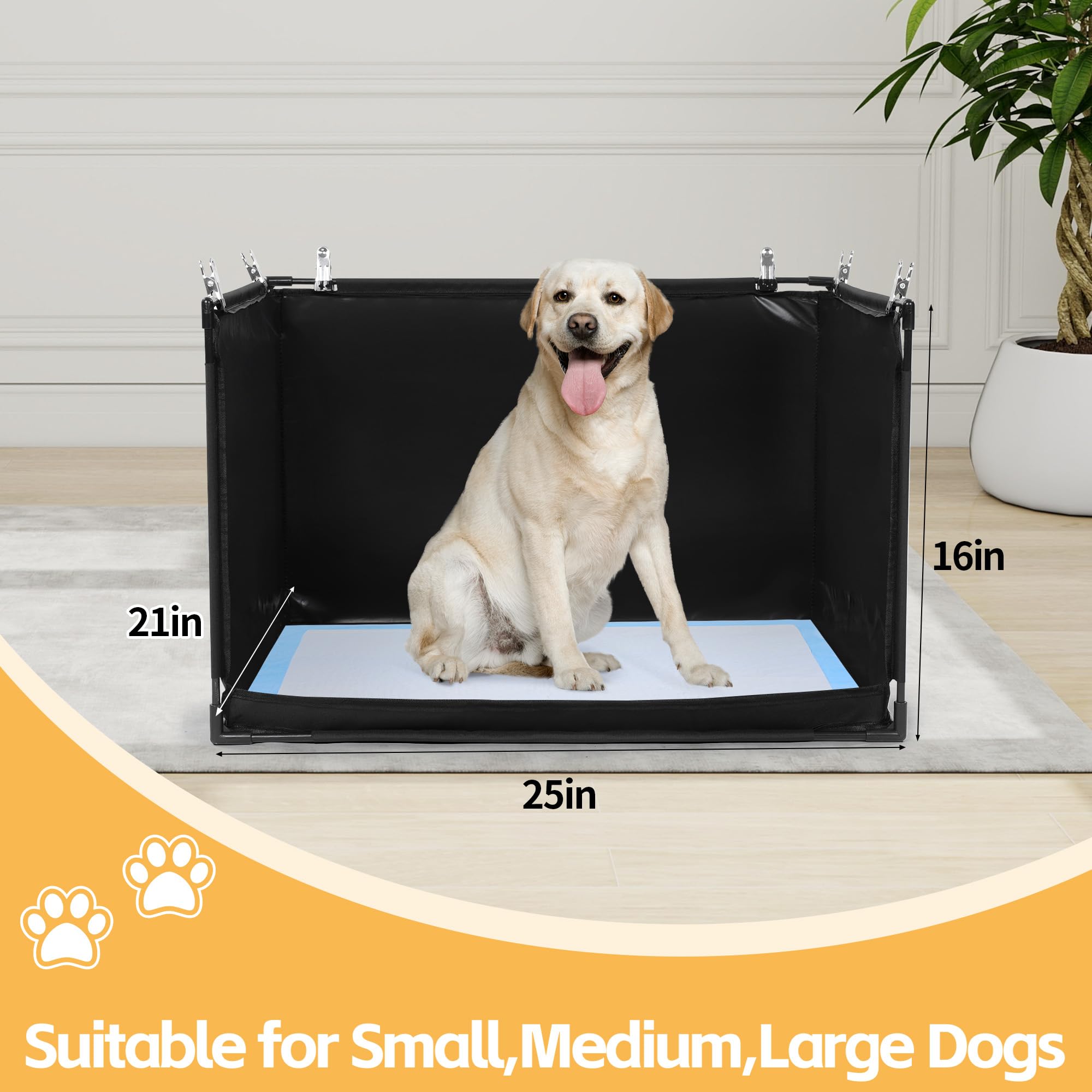 HOMBYS no-spill indoor potty keeps urine contained and floors clean