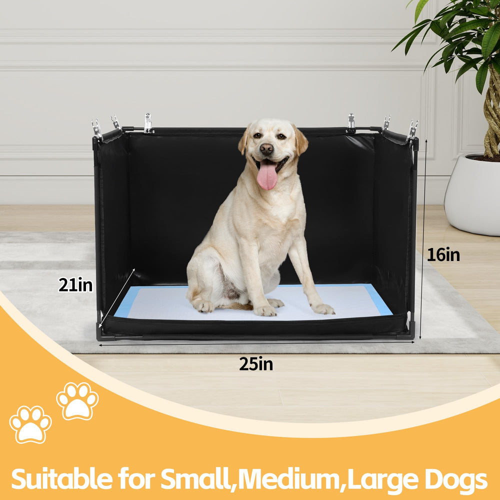 HOMBYS no-spill indoor potty keeps urine contained and floors clean