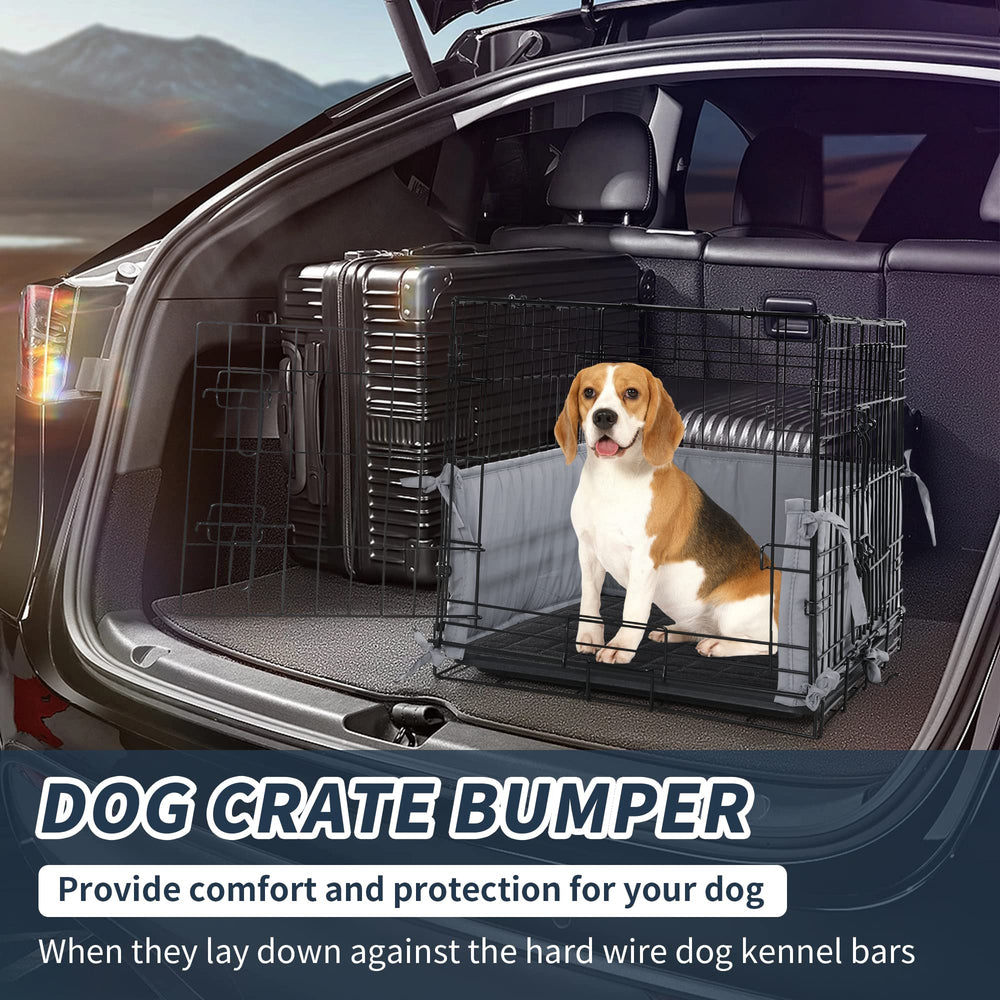 Hombys small to medium dog crate accessory for safer crate space.
