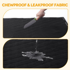 HOMBYS waterproof, scratch-proof bed mat stays clean and odor-free after adventures.