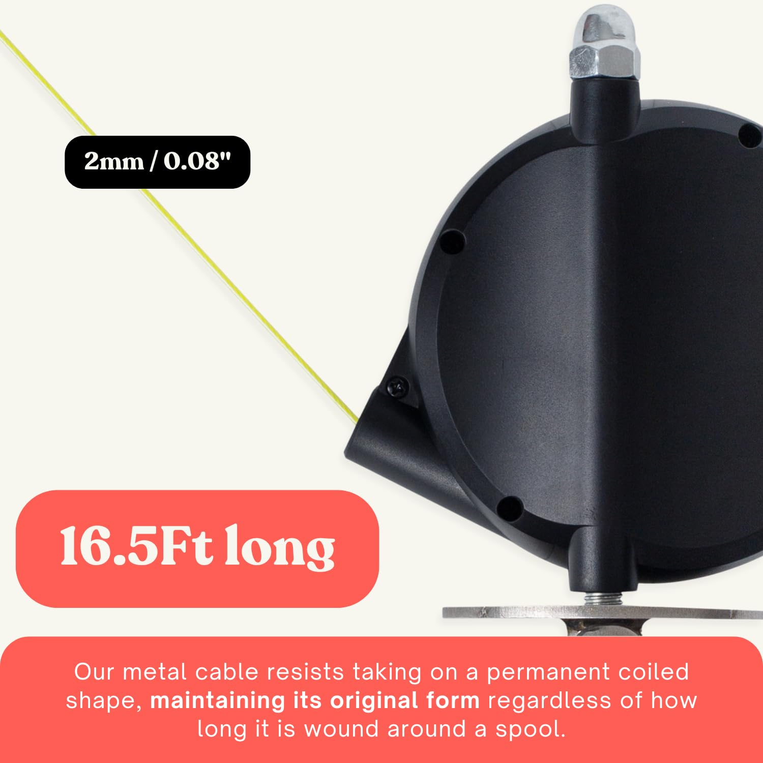 Home in Bold glow-in-dark line improves night visibility and supervision.