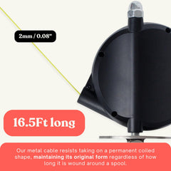 Home in Bold glow-in-dark line improves night visibility and supervision.