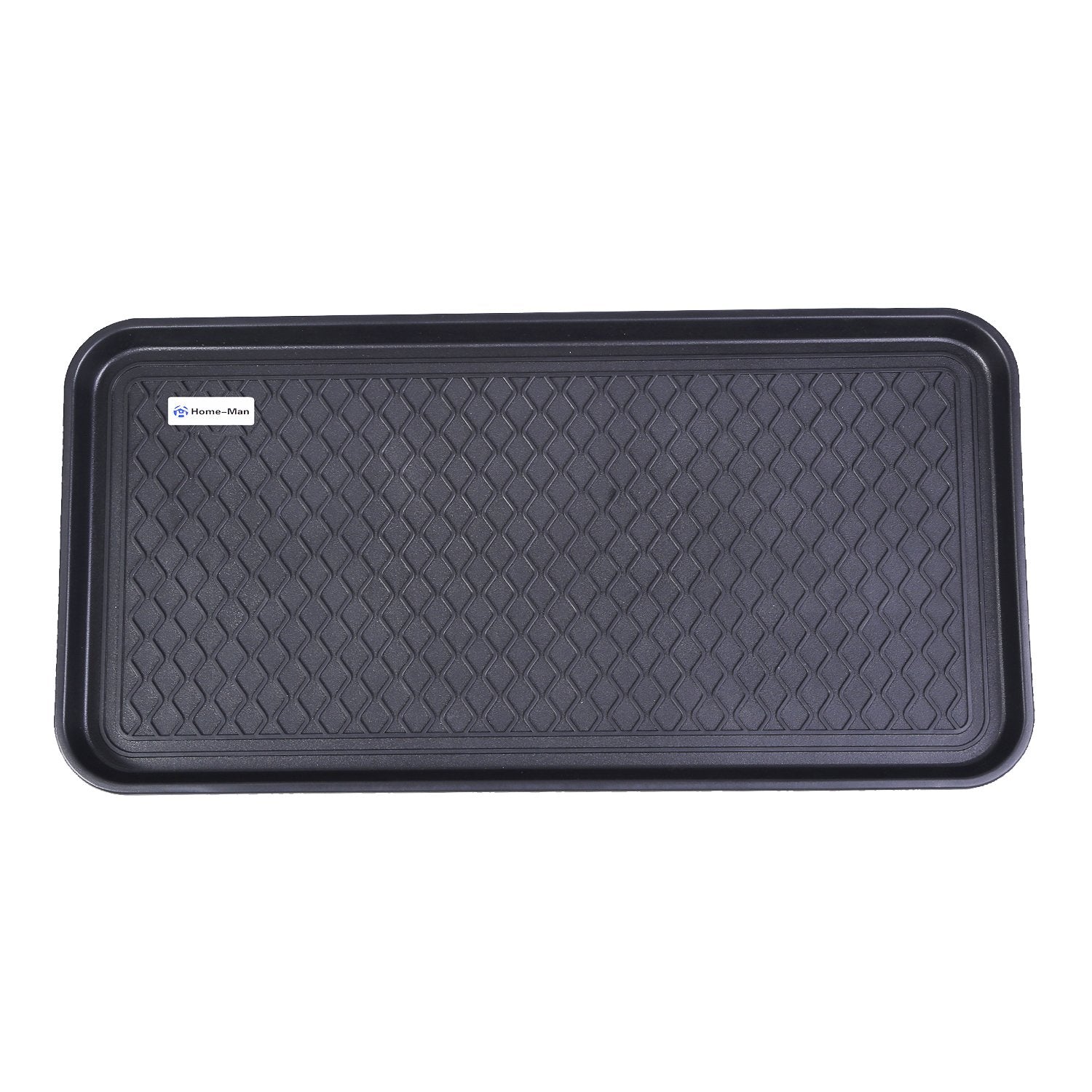 Home-Man boot tray mat entryway captures mud and water to protect floors